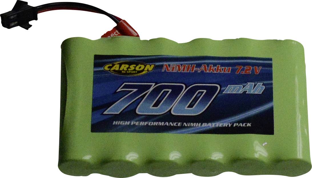 Pakiet akumulatorów (NiMH) 7.2 V 700 mAh Carson Modellsport JST - obrazek 1
