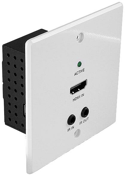 LINDY 70m Cat.6 HDMI 4K60, IR & RS-232 HDBaseT EU Wall Plate Extender, Transmitter HDMI, IR (podczerwień) Ekstender 70 m