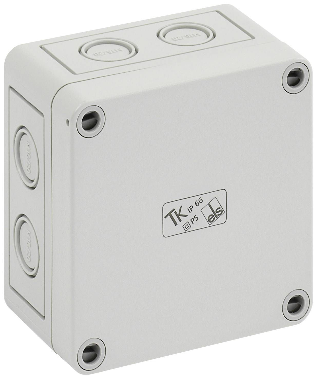 Obudowa instalacyjna Spelsberg TK PS 99-6-m 10540301, polistyrol (EPS), 94 x 94 x 57 , szaro-biały (ral 7035), 1 szt. - obrazek 1