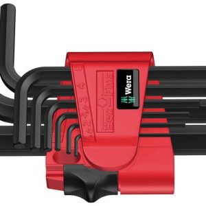 Wera 950/9 BM N wewnętrzny sześciokąt Zestaw kluczy trzpieniowych 1.5 mm, 2 mm, 2.5 mm, 3 mm, 4 mm, 5 mm, 6 mm, 8 mm, 10 Wera 950/9 BM N wewnętrzny sześciokąt Zestaw kluczy trzpieniowych 1.5 mm, 2 mm, 2.5 mm, 3 mm, 4 mm, 5 mm, 6 mm, 8 mm, 10