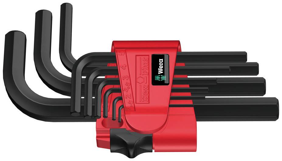 Wera 950/9 BM N wewnętrzny sześciokąt Zestaw kluczy trzpieniowych 1.5 mm, 2 mm, 2.5 mm, 3 mm, 4 mm, 5 mm, 6 mm, 8 mm, 10 - obrazek 1