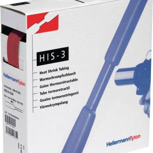 HellermannTyton 308-31802 Rurka termokurczliwa bez kleju HIS-3-18/6-PO-X-RD, 3:1, od 18 mm do 6 mm, 4 m HellermannTyton 308-31802 Rurka termokurczliwa bez kleju HIS-3-18/6-PO-X-RD, 3:1, od 18 mm do 6 mm, 4 m