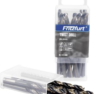 FRITZFURT 1111-3450 HSS-G Wiertło kręte do metalu 4.5 mm Długość całkowita 80 mm odporny na korozję DIN 338 uchwyt prost FRITZFURT 1111-3450 HSS-G Wiertło kręte do metalu 4.5 mm Długość całkowita 80 mm odporny na korozję DIN 338 uchwyt prost