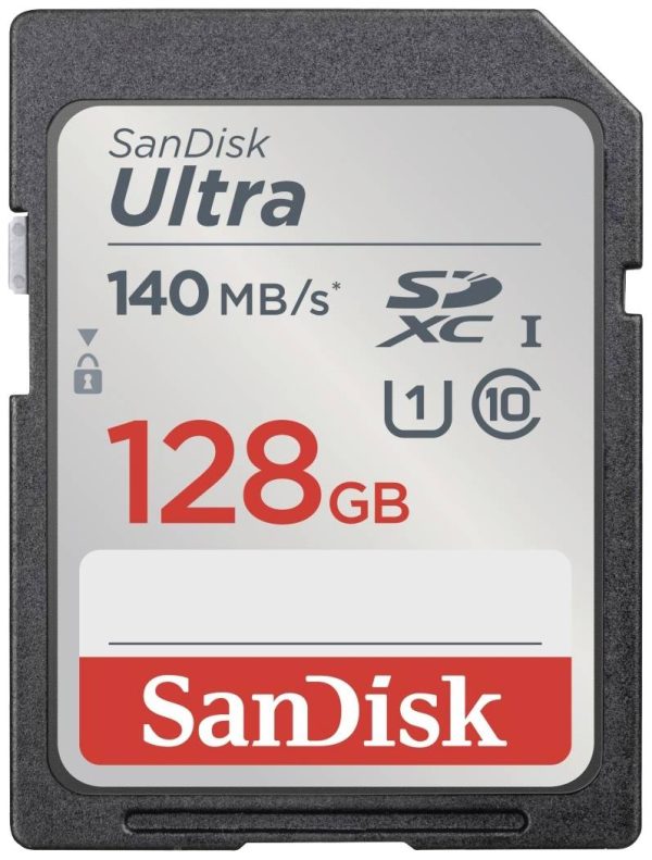 SanDisk SDXC Ultra 128GB (Class 10/UHS-I/140MB/s) SDHC 128 GB UHS-Class 1 wodoszczelny, odporny na wstrząsy