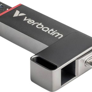 Verbatim Dual QuickStick Pendrive USB Produkt nowy 256 GB srebrny 32041 USB-C® (USB 3.2 Gen 1), USB 3.2 Gen 1 Verbatim Dual QuickStick Pendrive USB Produkt nowy 256 GB srebrny 32041 USB-C® (USB 3.2 Gen 1), USB 3.2 Gen 1