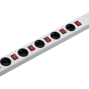 Listwa zasilająca z ochroną przepięciową Ehmann Vario Linea 0232×00062301, złącze bezpieczne, Ilość gniazdek: 6 Listwa zasilająca z ochroną przepięciową Ehmann Vario Linea 0232×00062301, złącze bezpieczne, Ilość gniazdek: 6