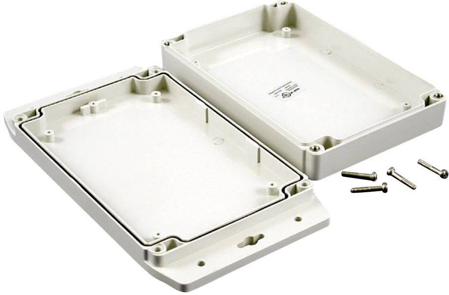 Obudowa uniwersalna Hammond Electronics, ABS, szary błyszczący, (D x S x W) 159 x 91 x 62 mm, 1 szt. - obrazek 1