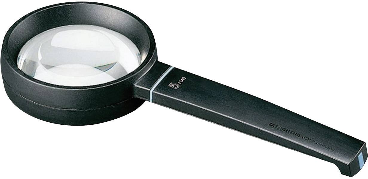 Lupa ręczna Eschenbach 265560 Współczynnik powiększenia: 5 x Rozmiar soczewki: (Ø) 58 mm czarny - obrazek 1