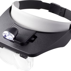 Lupa na głowę TOOLCRAFT TO-5137803 z oświetleniem LED Współczynnik powiększenia: 1.2 x, 1.8 x, 2.5 x, 3.5 x Rozmiar socz Lupa na głowę TOOLCRAFT TO-5137803 z oświetleniem LED Współczynnik powiększenia: 1.2 x, 1.8 x, 2.5 x, 3.5 x Rozmiar socz