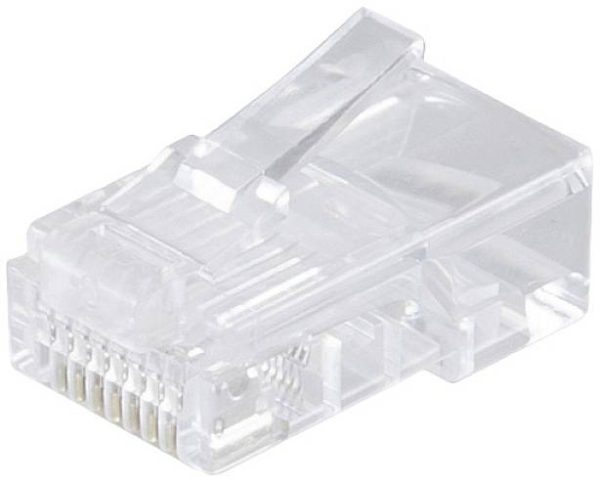 Shiverpeaks złącze męskie proste RJ45 Shiverpeaks BS72051-10 złącze męskie proste Ilość pinów 8P8C przeźroczysty 10 szt.