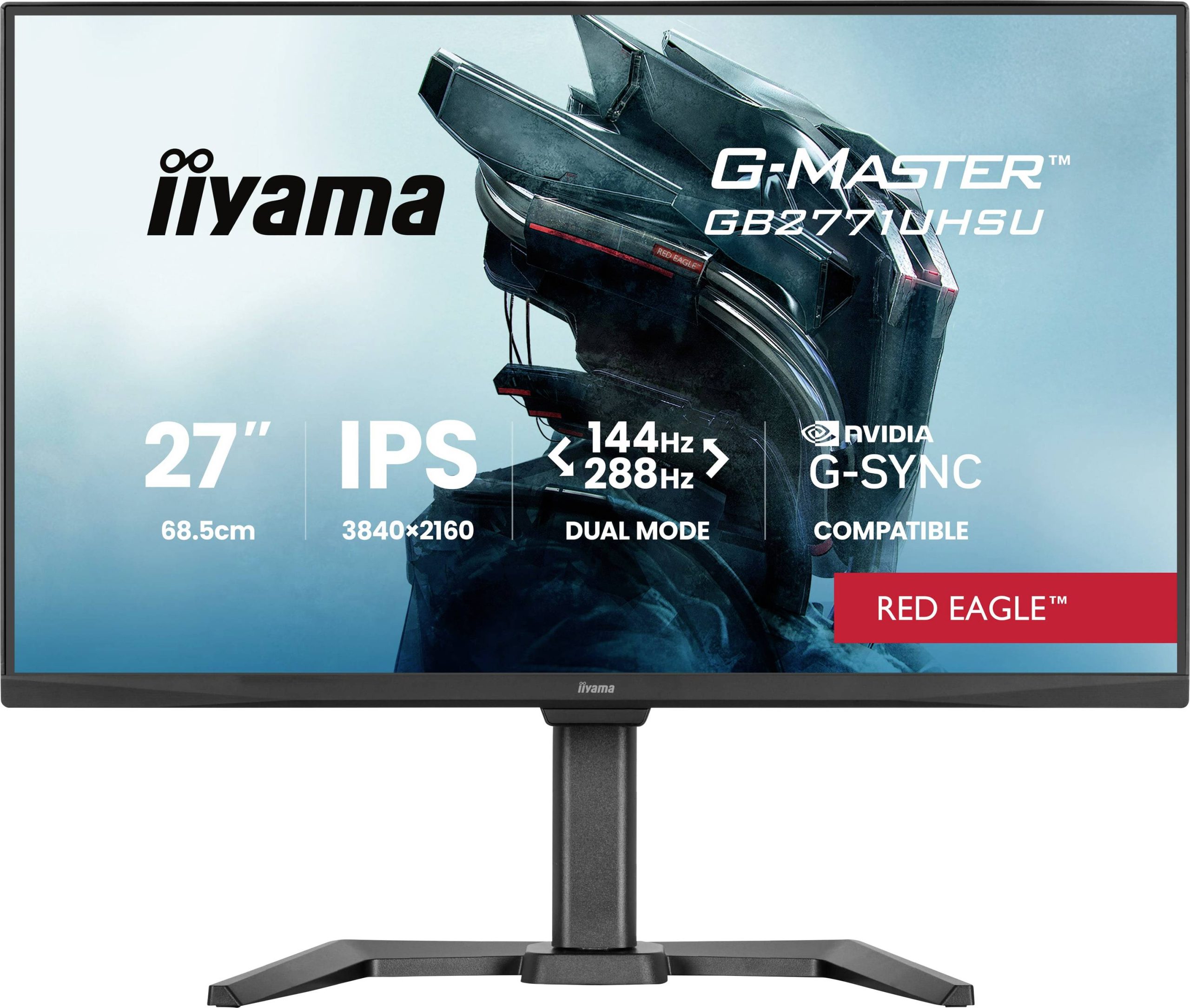 Iiyama G-MASTER Monitor EEK F (A - G) 68.6 cm (27 cal) 3840 x 2160 px 16:9 0.8 ms HDMI® 2.1 LCD (IPS) - obrazek 1
