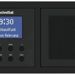 Radio gniazdkowe TechniSat DIGITRADIO UP 1 DAB+, fale metrowe (VHF) funkcja budzika, zawiera głośnik czarny Radio gniazdkowe TechniSat DIGITRADIO UP 1 DAB+, fale metrowe (VHF) funkcja budzika, zawiera głośnik czarny