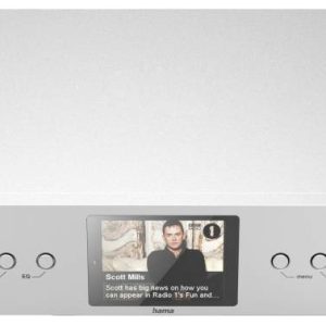 Radio Hama Internet, DAB+, DAB, FM srebrny Radio Hama Internet, DAB+, DAB, FM srebrny