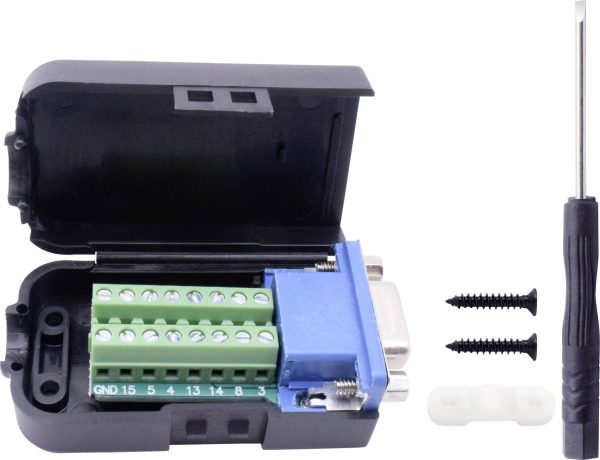 TRU COMPONENTS T1904C099 Zestaw listew żeńskich D-Sub, rzędy: 3, styki: 15, 1 szt.