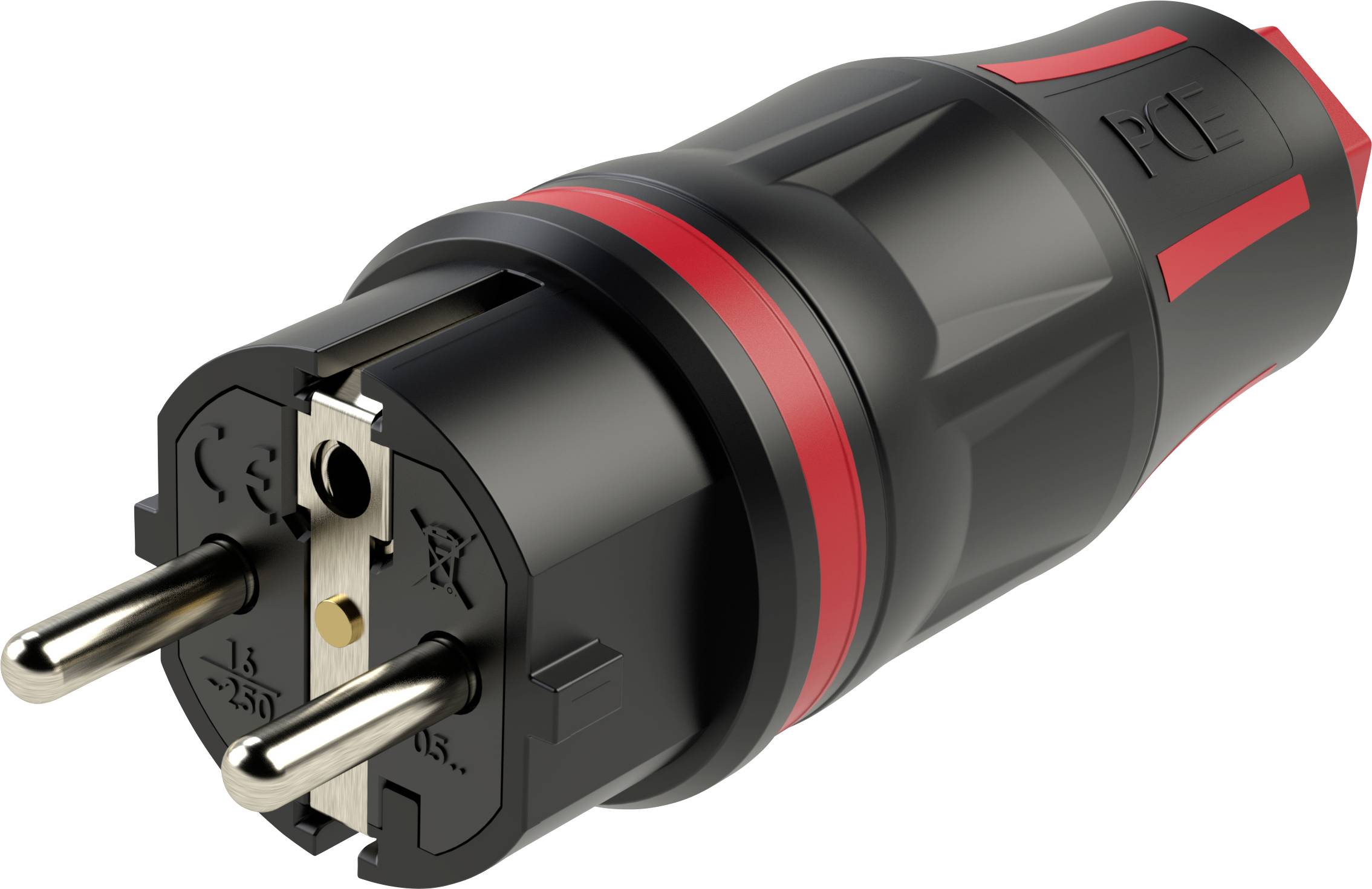 Wtyczka z uziemieniem PCE 05721-sr, IP54 - obrazek 1