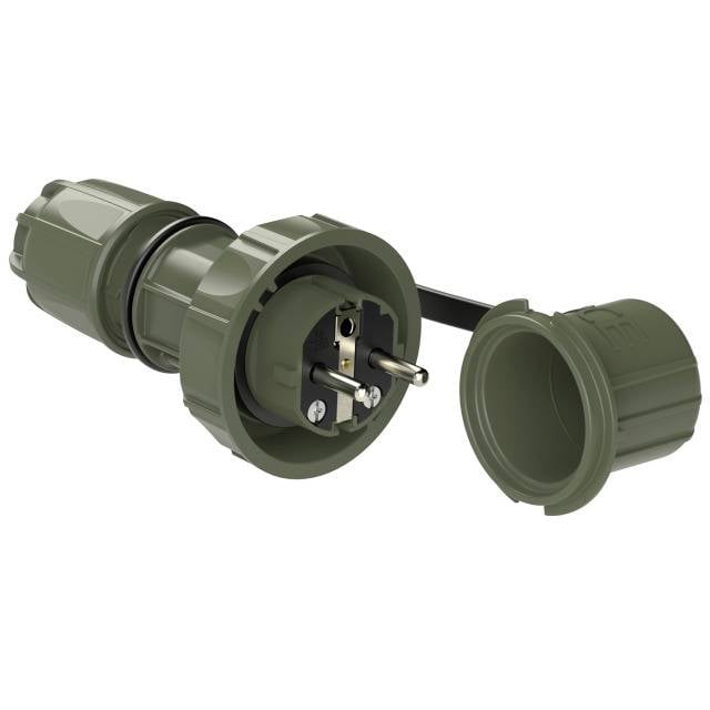 Wtyczka z uziemieniem PC Electric 20051-u, IP66, IP68 - obrazek 1