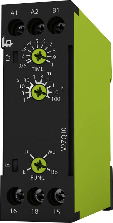 tele 125150 Przekaźnik czasowy V2ZQ10 24-240V AC/DC, 0.05 s – 100 h, 400 V/AC, 8 A, 1 szt.