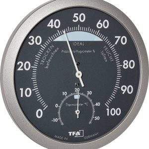 TFA Dostmann 45.2043.51 Termohigrometr antracytowy, srebrny 45.2043.51 TFA Dostmann 45.2043.51 Termohigrometr antracytowy, srebrny 45.2043.51