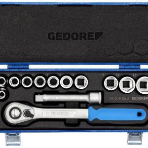 Zestaw kluczy nasadowych Gedore 19 KMU-20 2545810 1/2″ (12.5 mm) Zestaw kluczy nasadowych Gedore 19 KMU-20 2545810 1/2″ (12.5 mm)