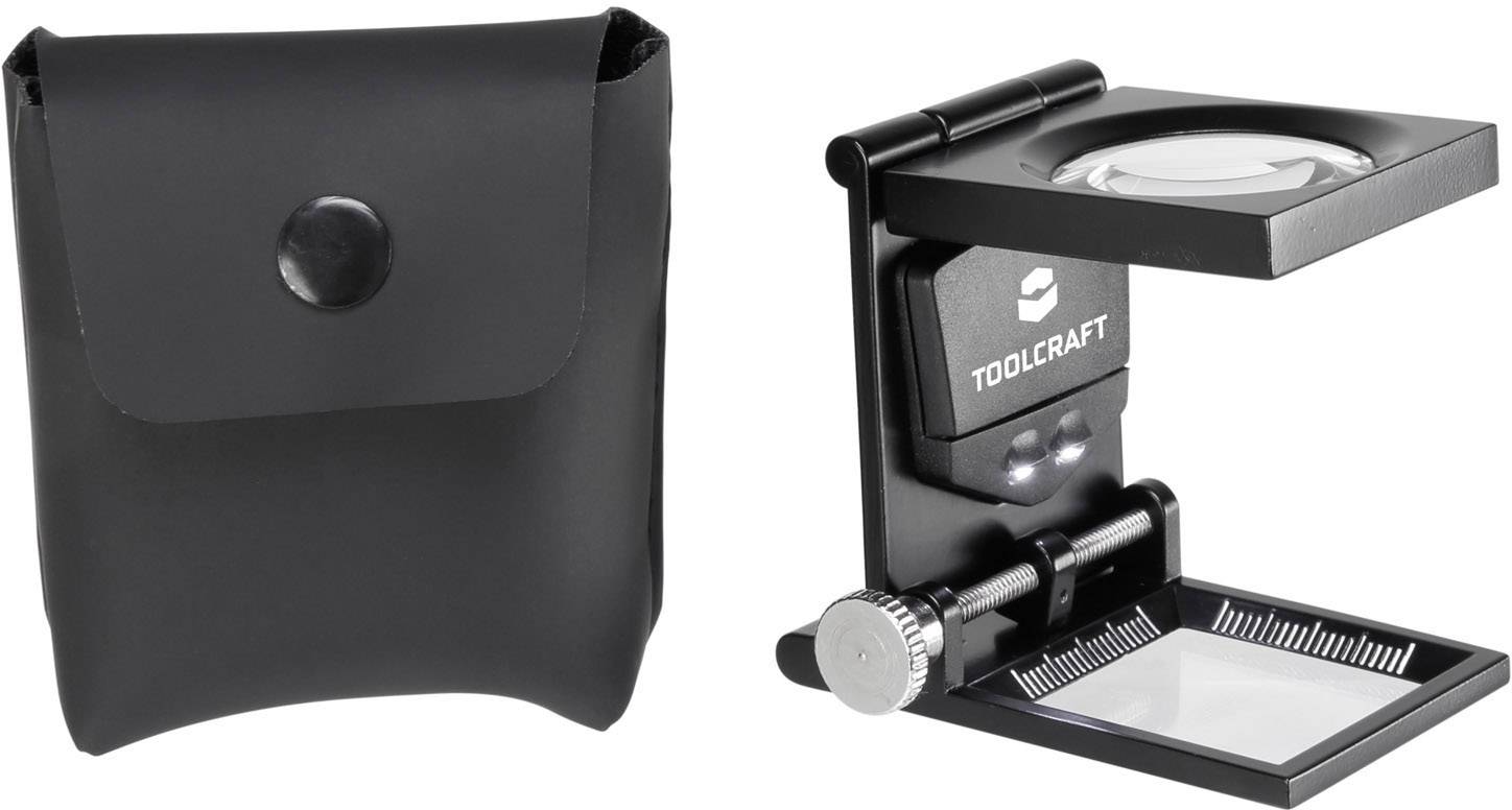 Lupa takcka TOOLCRAFT 1511639, z diodą LED 6 x - obrazek 1