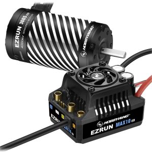 Zestaw napędowy bezszczotkowy do modeli RC Hobbywing Ezrun MAX10 G2 140A Combo mit 3665SD-4000kV 1 szt. Zestaw napędowy bezszczotkowy do modeli RC Hobbywing Ezrun MAX10 G2 140A Combo mit 3665SD-4000kV 1 szt.