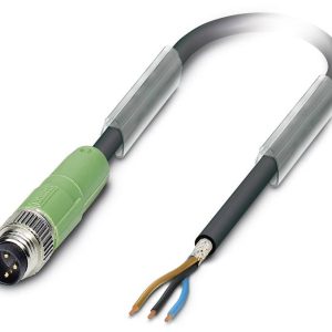 Kabel do czujników/elementów wykonawczych Phoenix Contact SAC-3P-M 8MS/ 1,5-PUR SH 1521614, kabel, otwarte końcówki, 1 s Kabel do czujników/elementów wykonawczych Phoenix Contact SAC-3P-M 8MS/ 1,5-PUR SH 1521614, kabel, otwarte końcówki, 1 s