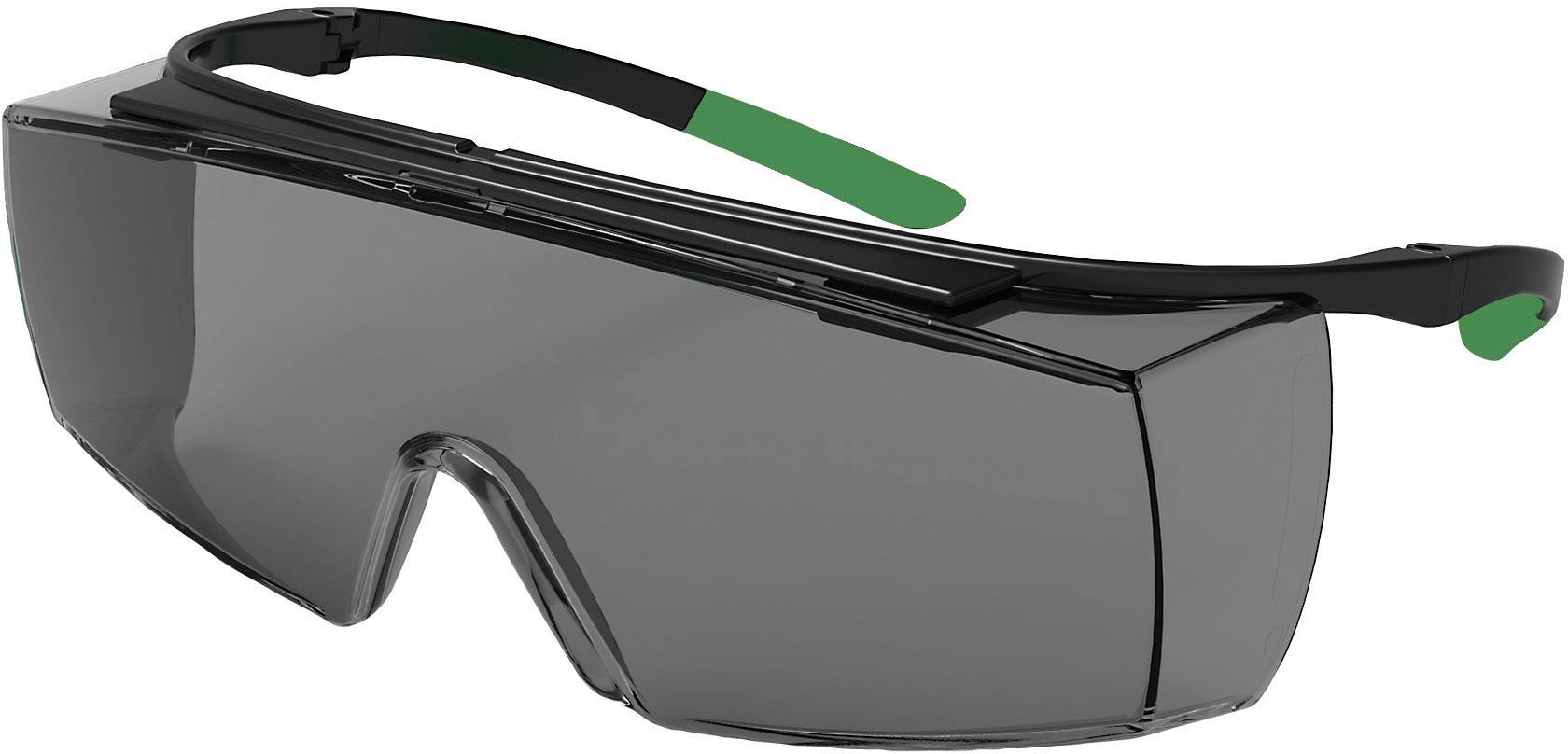uvex super f OTG 9169543 Okulary ochronne z ochroną UV czarny, zielony EN 166-1, EN 169 DIN 166-1, DIN 169 - obrazek 1
