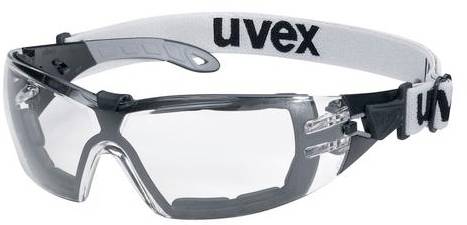 uvex pheos 9192680 Okulary ochronne z ochroną UV szary, czarny EN 166, EN 170 DIN 166, DIN 170