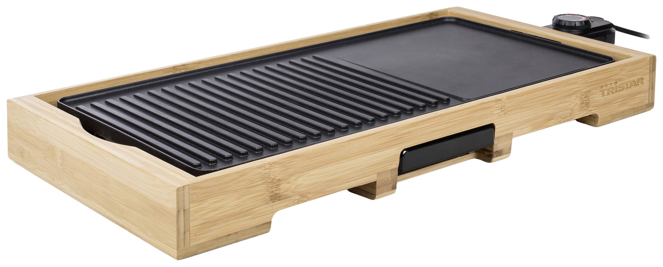 Grill stołowy Tristar BP-2641, 2200 W, kremowy, czarny - obrazek 1