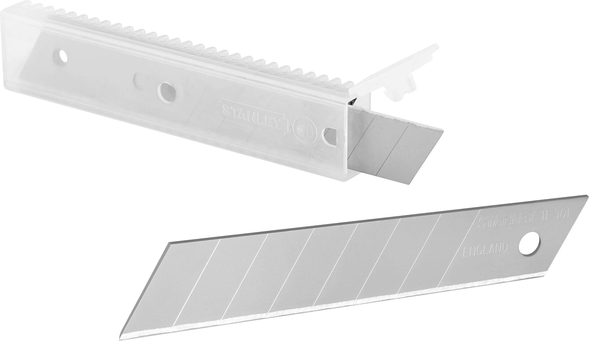 Ostrza Łamane 18 Mm Dozownik 10 Szt STANLEY 0-11-301 10 szt. - obrazek 1