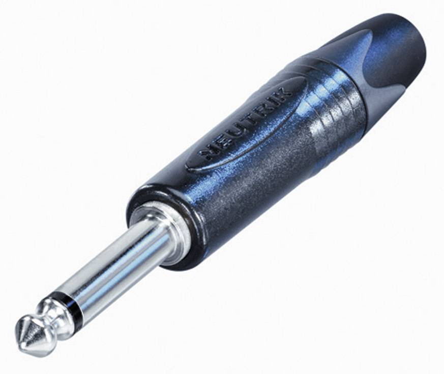 Złącze męskie jack 6,35 mm NP2X-BAG-CON Neutrik NP2X-BAG-CON złącze męskie proste Ilość styków: 2 mono czarny 1 szt. - obrazek 1