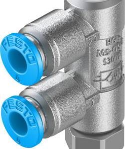 Zawór zwrotny FESTO HGL-M5-QS-4 530038, 0.5 do 10 bar Zawór zwrotny FESTO HGL-M5-QS-4 530038, 0.5 do 10 bar