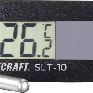Termometr tablicowy, panelowy VOLTCRAFT SLT-10, -50 +80 °C, Dokładność: ±1 °C, zasilany solarnie