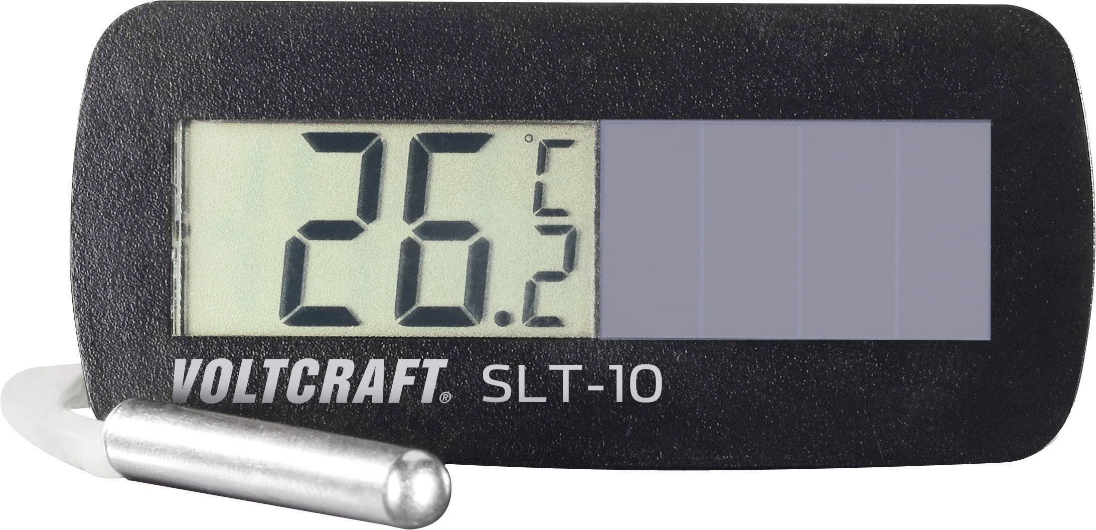 Termometr tablicowy, panelowy VOLTCRAFT SLT-10, -50 +80 °C, Dokładność: ±1 °C, zasilany solarnie - obrazek 1