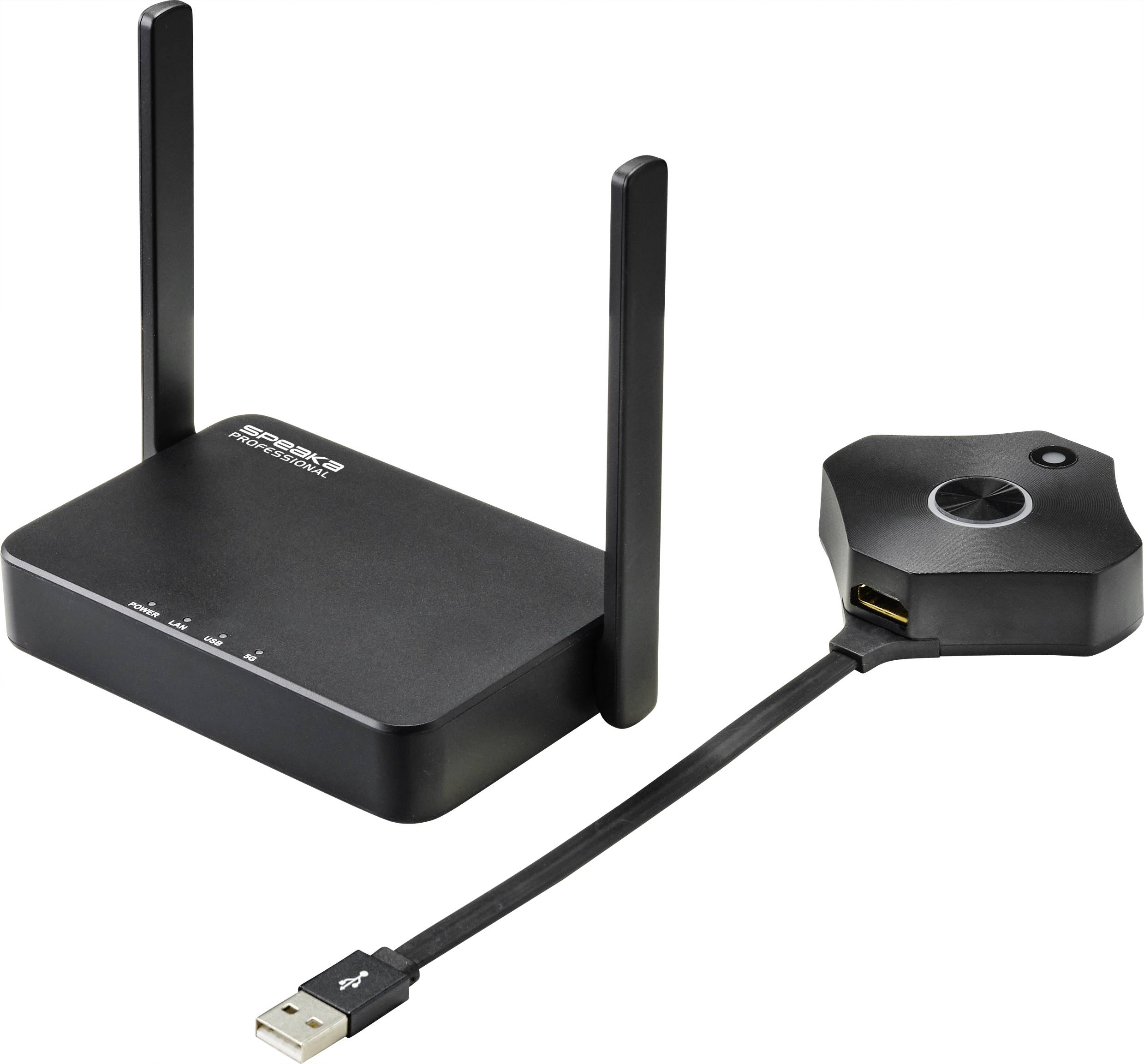 Bezprzewodowy system prezentacji Full HD SpeaKa Professional SP-WTR-500 - obrazek 1