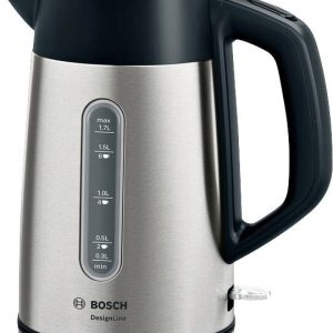 Bosch Haushalt TWK4P440 Czajnik lampka kontrolna, ochrona przed przegrzaniem, bezprzewodowy stali szlachetnej Pojemność: Bosch Haushalt TWK4P440 Czajnik lampka kontrolna, ochrona przed przegrzaniem, bezprzewodowy stali szlachetnej Pojemność: