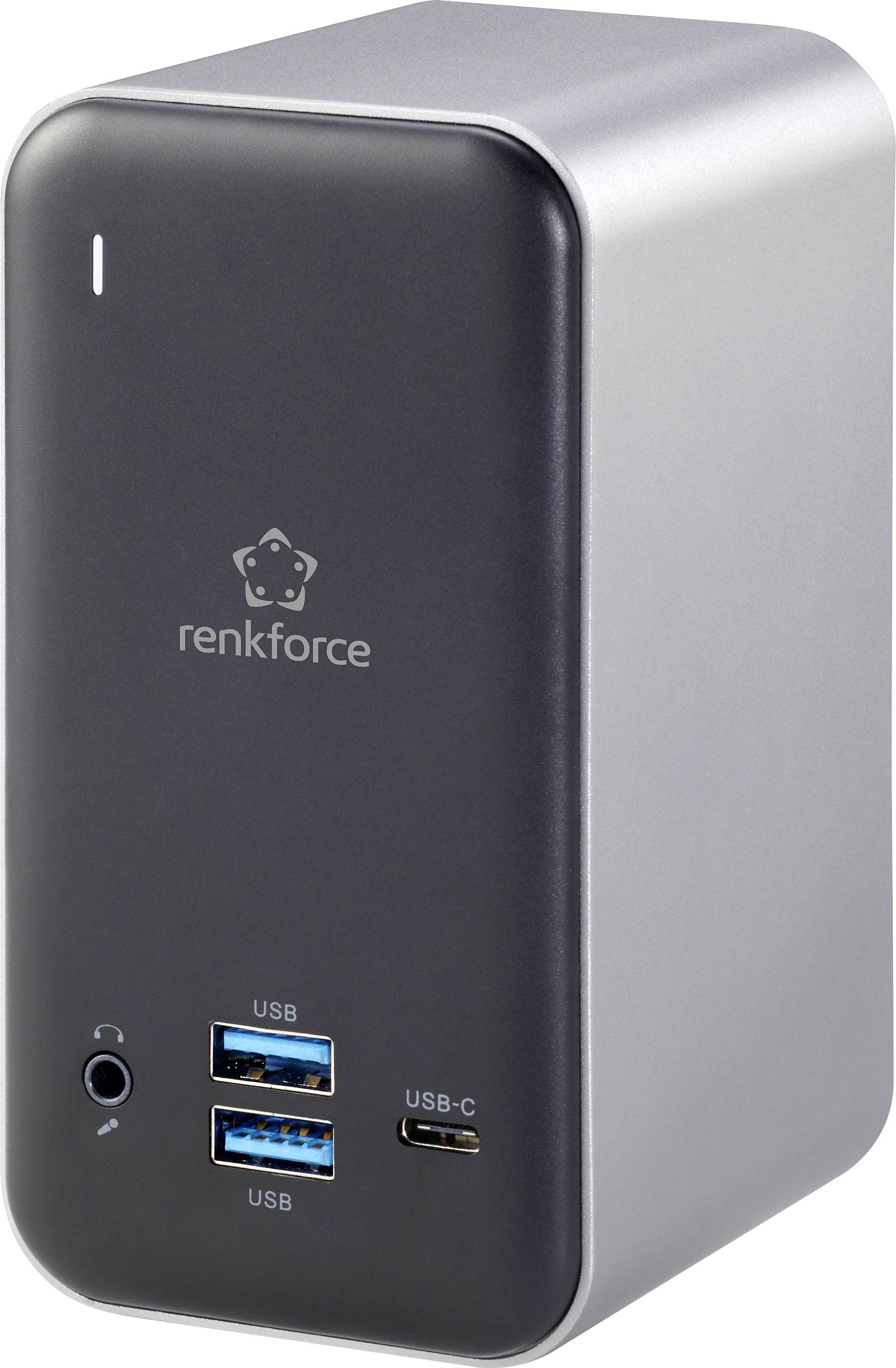 Stacja dokująca USB-C® Renkforce RF-DKS-650, RF-4499452, 15 w 1 - obrazek 1