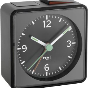 Budzik TFA Dostmann Wecker Push schwarz 60.1013.01, czarny Budzik TFA Dostmann Wecker Push schwarz 60.1013.01, czarny