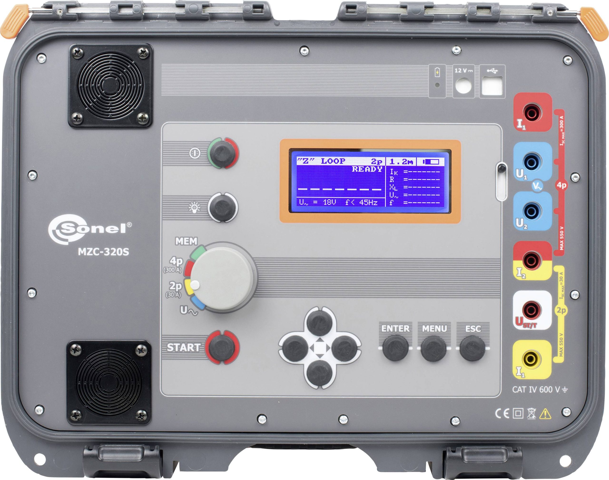 Tester impedancji wysokoprądowej Sonel MZC-320S - obrazek 1