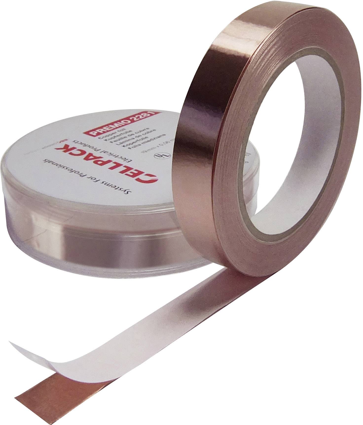 Taśma miedziana CellPack Premio 2281 223577 Cellpack (D x S) 33 m x 12 mm 33 m 1 szt. - obrazek 1