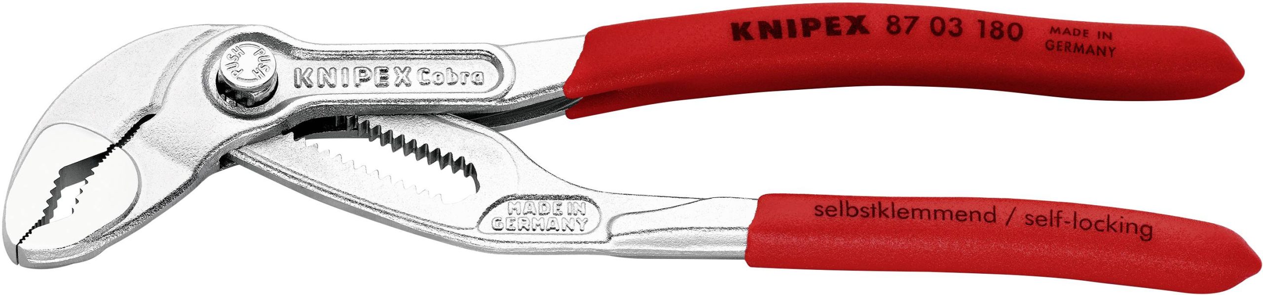 Szczypce do pomp wodnych Knipex Cobra 87 03 180 180 mm - obrazek 1