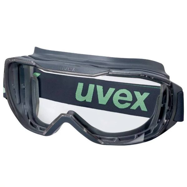 uvex megasonic planet 9320295 Okulary ochronne z ochroną UV szary, zielony EN 166:2001, EN 170:2002
