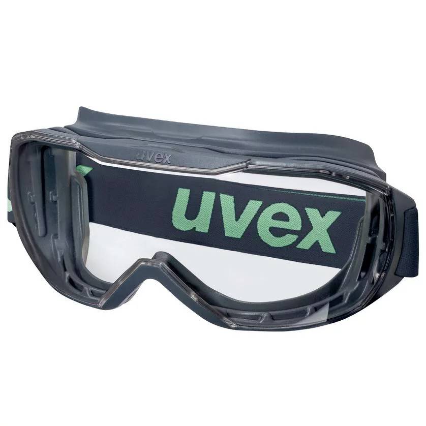 uvex megasonic planet 9320295 Okulary ochronne z ochroną UV szary, zielony EN 166:2001, EN 170:2002 - obrazek 1