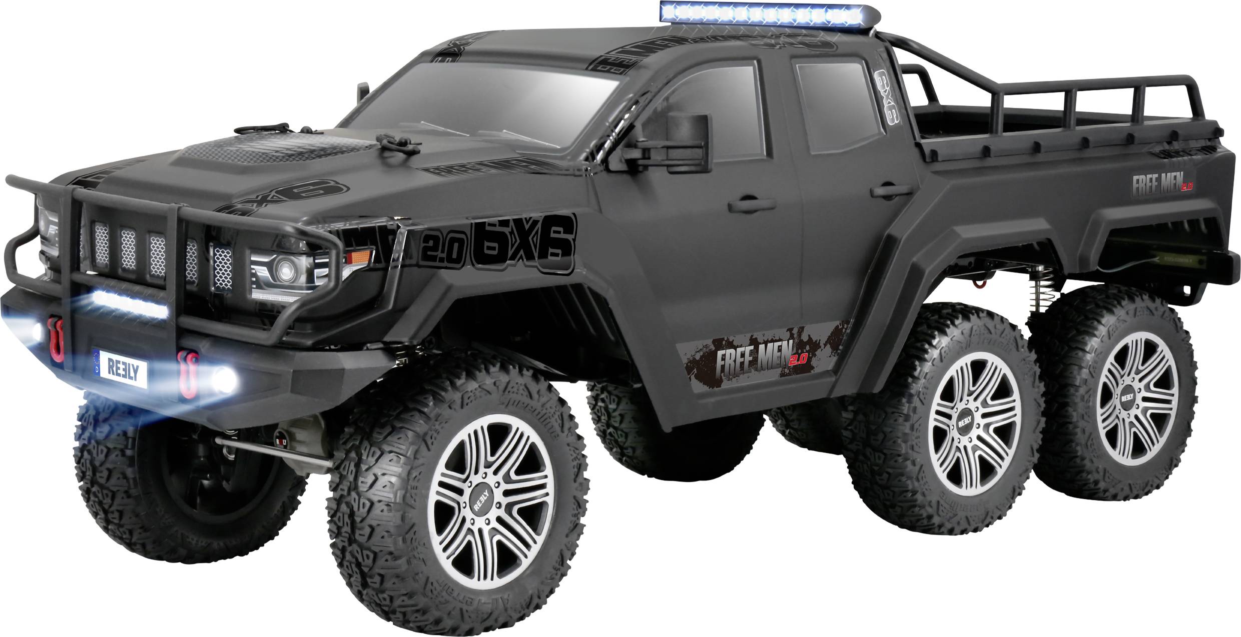 Model samochodu RC Reely FreeMen 2.0 6x6, Szczotkowy, 2,4 GHz - obrazek 1