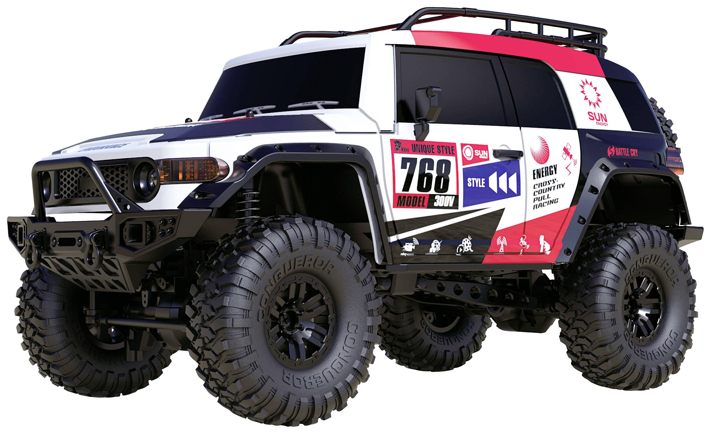Model samochodu RC Amewi Dirt Climbing SUV Race, Szczotkowy, 2,4 GHz - obrazek 1