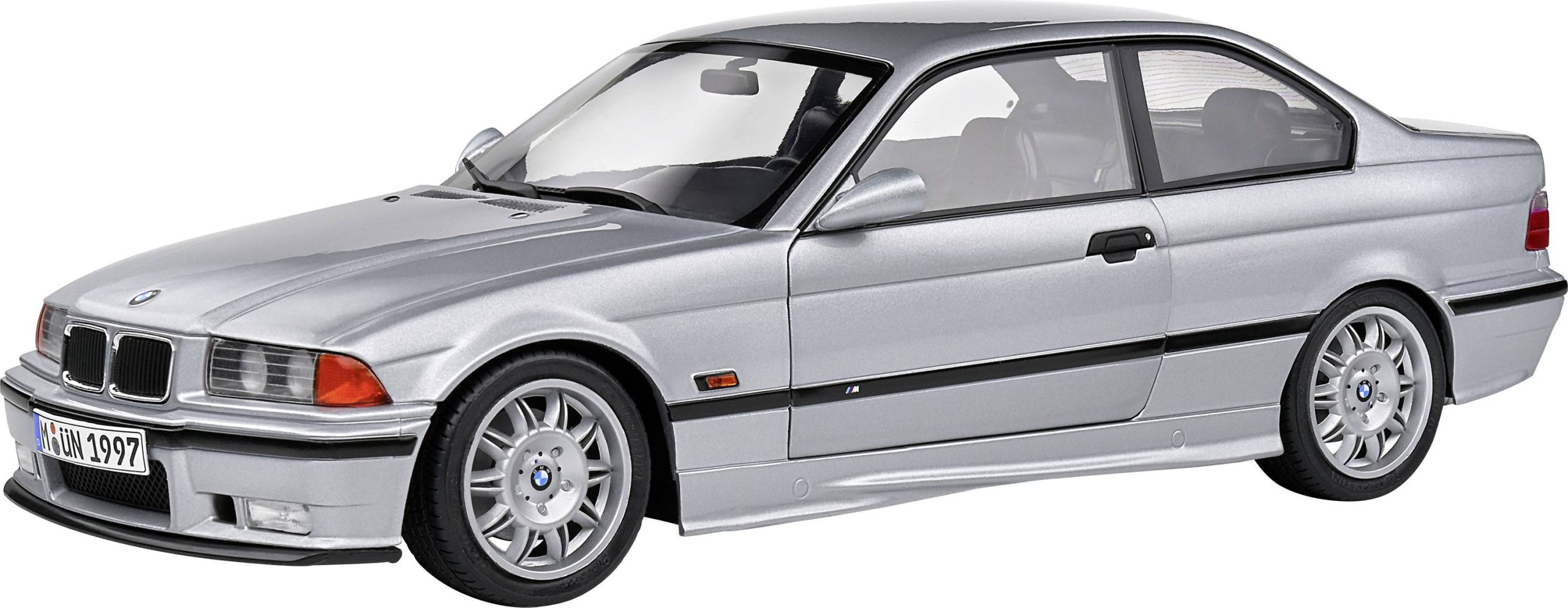 Model samochodu Solido BMW E36 M3 Coupe 1990 silber - obrazek 1