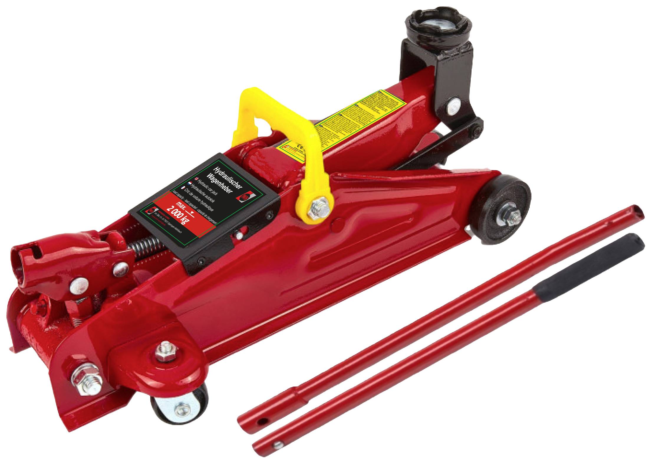 Podnośnik punktowy IWH 010008, 2 t, Wysokość robocza: 12.5 - 33 cm - obrazek 1