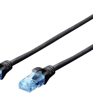 kabel LAN Digitus DK-1512-030/BL, 1 szt., RJ45, CAT 5e, U/UTP, 3.00 m, czarny kabel LAN Digitus DK-1512-030/BL, 1 szt., RJ45, CAT 5e, U/UTP, 3.00 m, czarny
