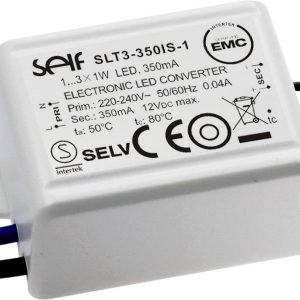 Self Electronics SLT3-700IS-1 Sterownik LED Stałonaprądowy 2.94 W 700 mA 2.0 – 4.2 V/DC Możlowość stosowania w meblach, Self Electronics SLT3-700IS-1 Sterownik LED Stałonaprądowy 2.94 W 700 mA 2.0 – 4.2 V/DC Możlowość stosowania w meblach,