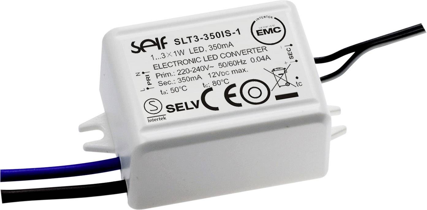 Self Electronics SLT3-700IS-1 Sterownik LED Stałonaprądowy 2.94 W 700 mA 2.0 - 4.2 V/DC Możlowość stosowania w meblach, - obrazek 1